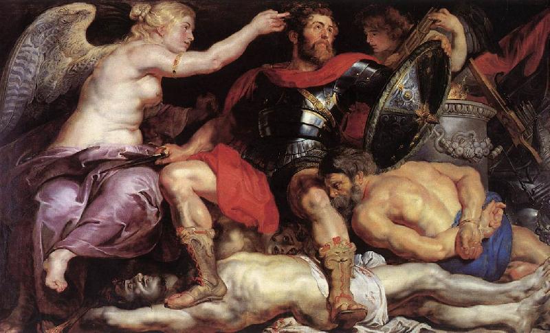 RUBENS, Pieter Pauwel The Triumph of Victory Spain oil painting art
